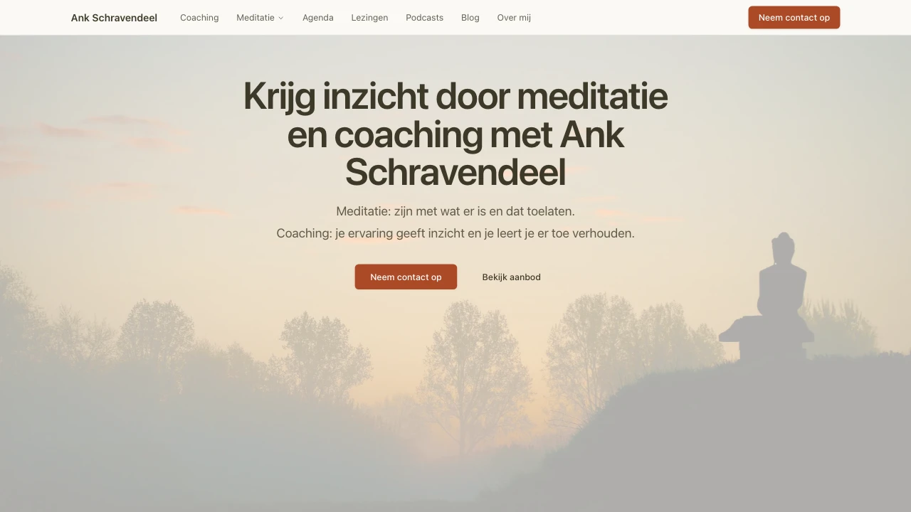 Website van Ank Schravendeel