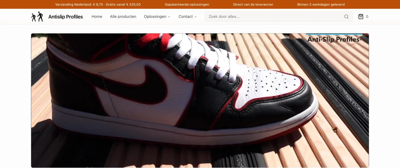 Website van Anti-slip Profiles