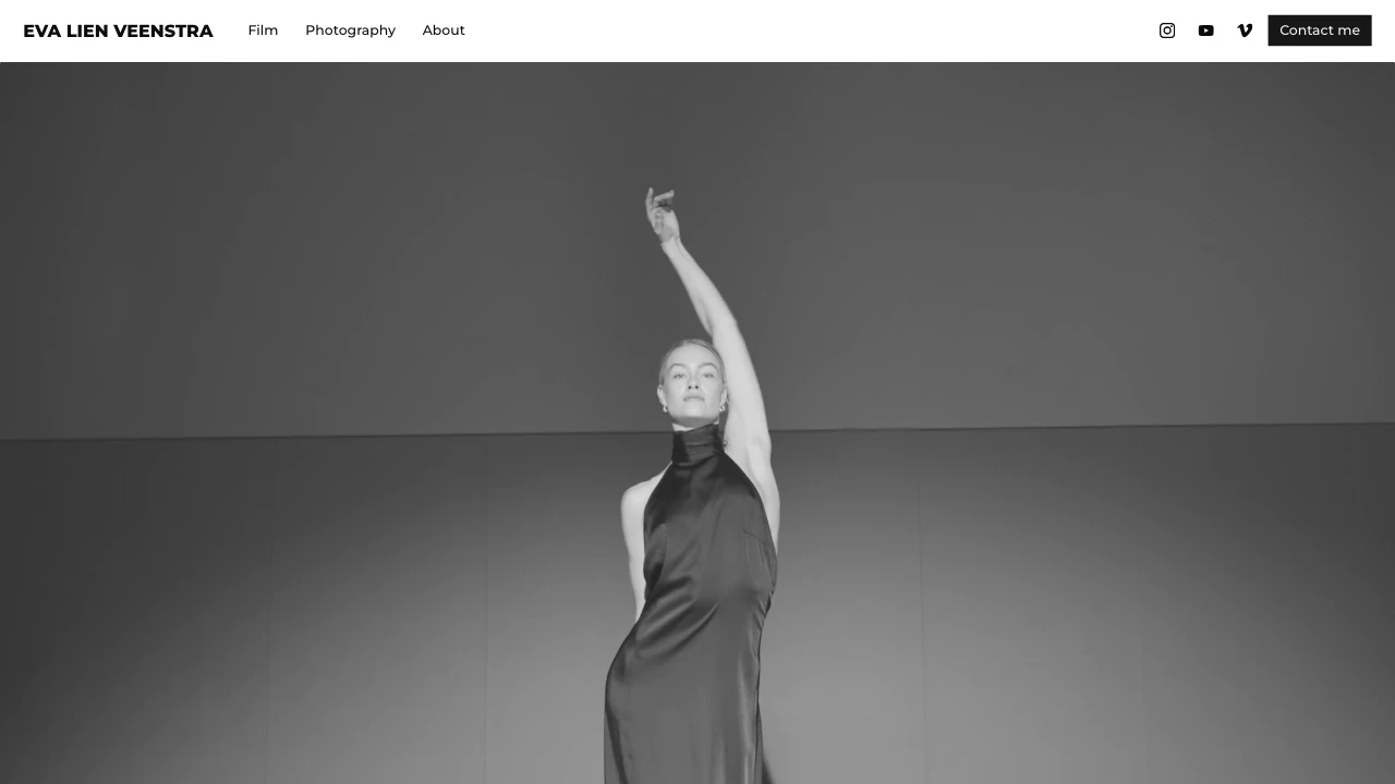 Website van Eva Lien Veenstra