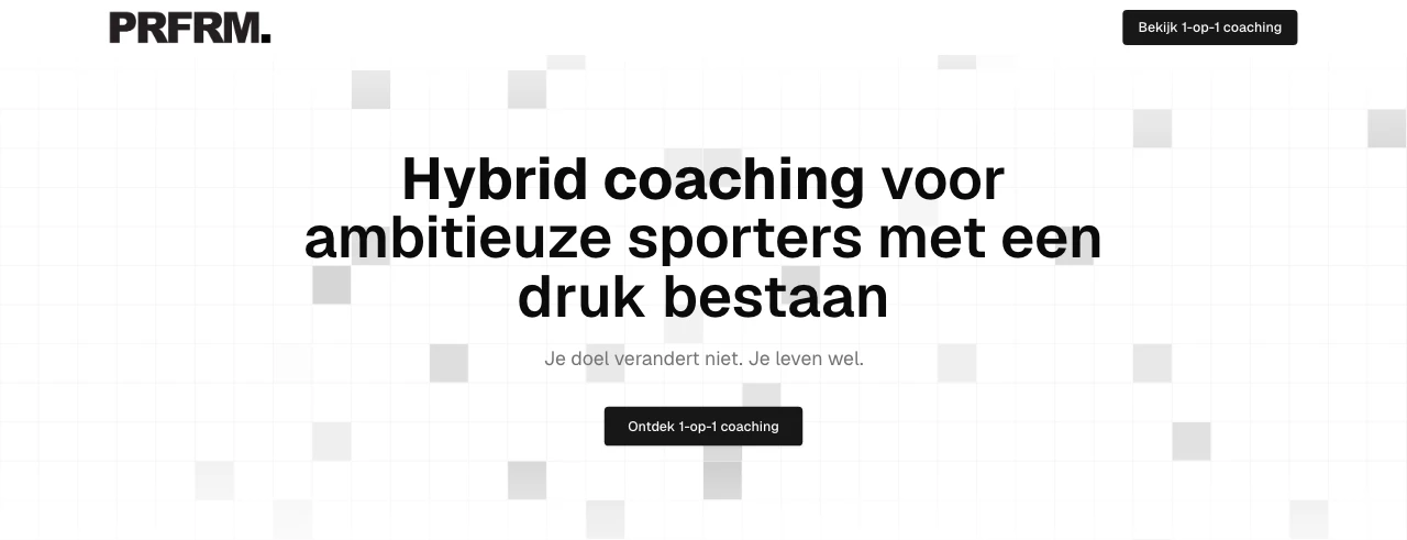 Website van PRFRM